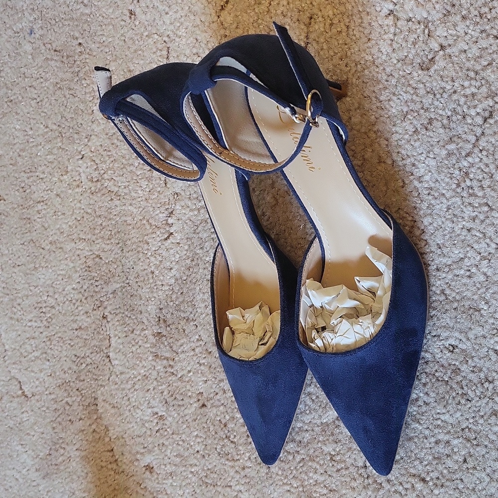 Blue heels
